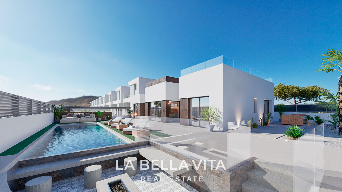 Stunning Modern New Build Villa with basement and walking distance to the beach For Sale in El Campello, Alicante