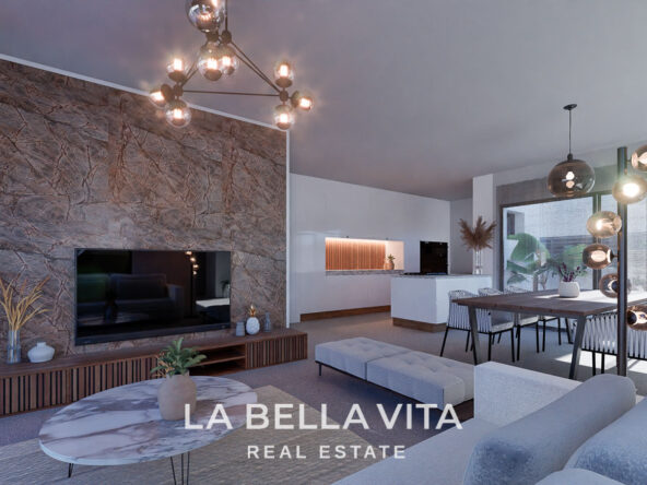 Stunning Modern New Build Villa with basement and walking distance to the beach For Sale in El Campello, Alicante