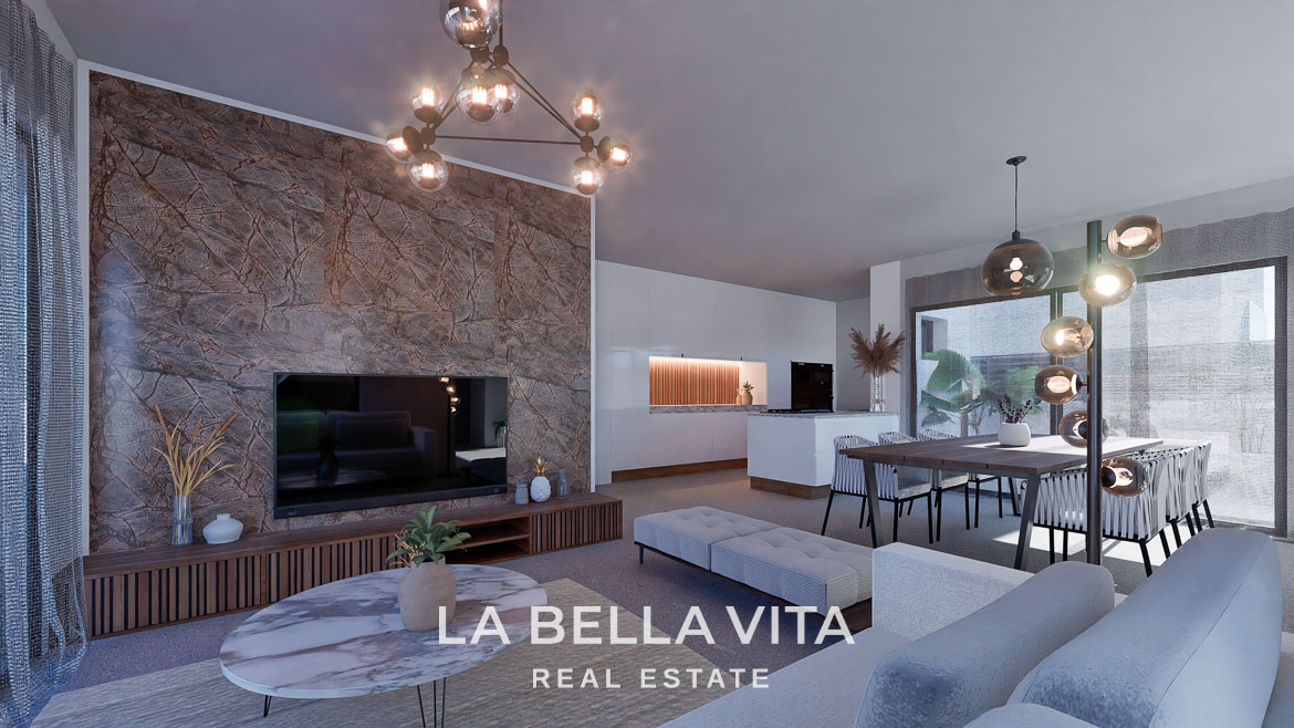 Stunning Modern New Build Villa with basement and walking distance to the beach For Sale in El Campello, Alicante