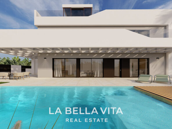 High-End New Build House with private pool and basement for sale in the Center of Ciudad Quesada, Alicante, Spain