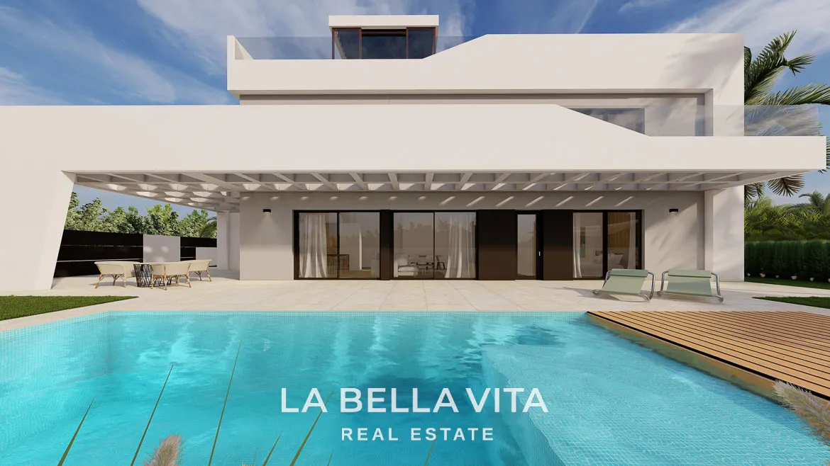High-End New Build House with private pool and basement for sale in the Center of Ciudad Quesada, Alicante, Spain
