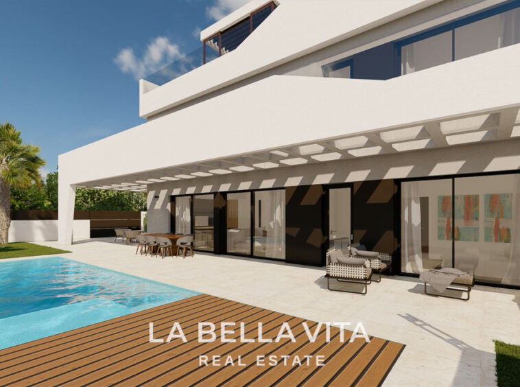 High-End New Build House with private pool and basement for sale in the Center of Ciudad Quesada, Alicante, Spain