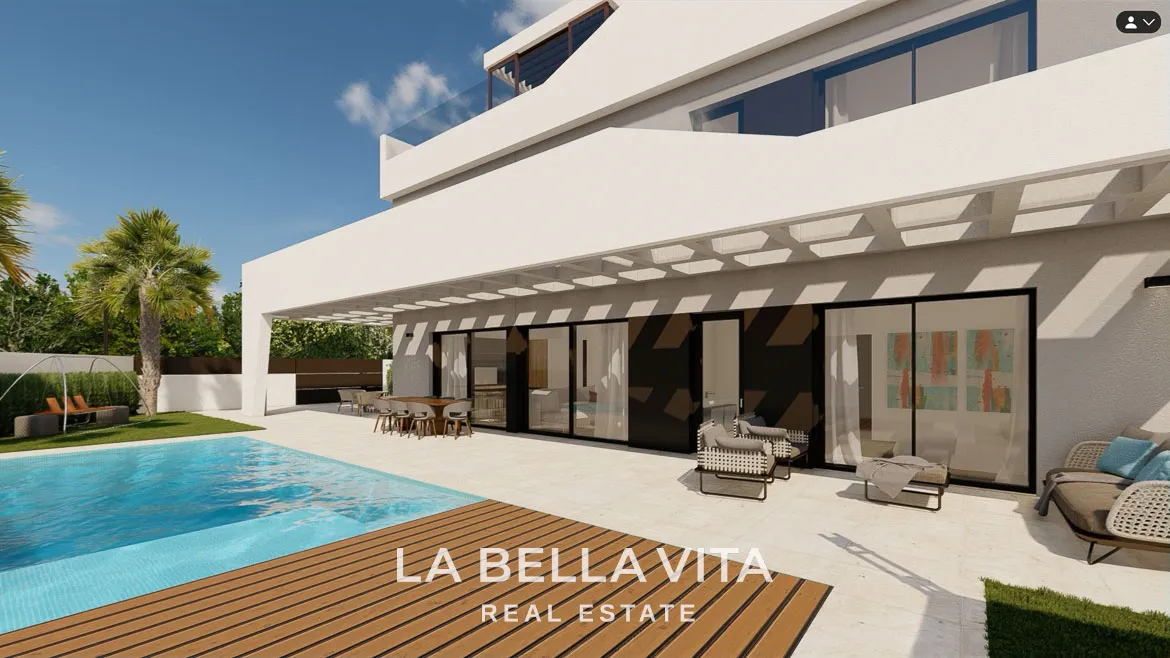 High-End New Build House with private pool and basement for sale in the Center of Ciudad Quesada, Alicante, Spain