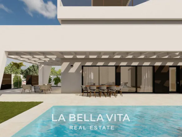 High-End New Build House with private pool and basement for sale in the Center of Ciudad Quesada, Alicante, Spain