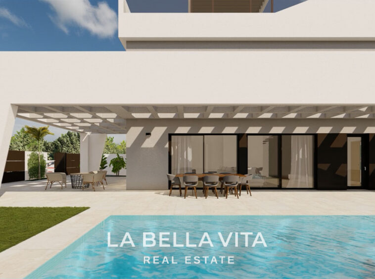 High-End New Build House with private pool and basement for sale in the Center of Ciudad Quesada, Alicante, Spain
