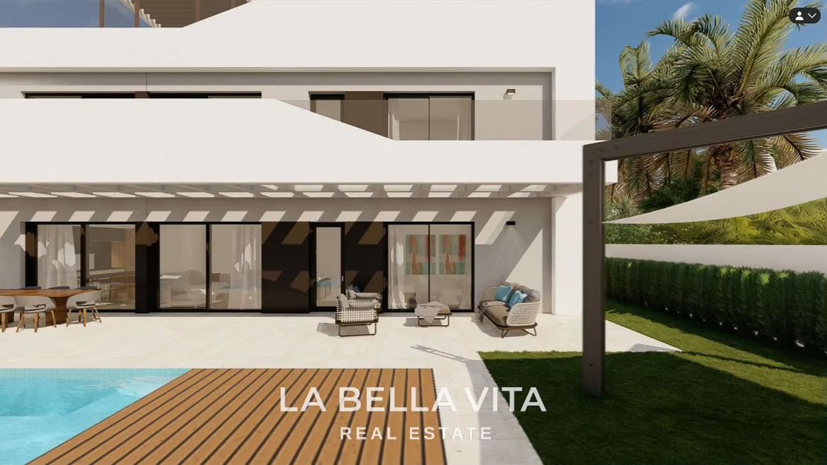 High-End New Build House with private pool and basement for sale in the Center of Ciudad Quesada, Alicante, Spain