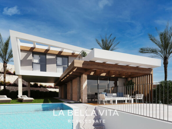 Modern New Build Villas with sea views for sale in Polop, Alicante, 2-3 Bedrooms