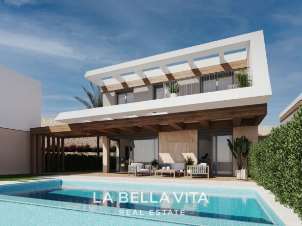 Modern New Build Villas with sea views for sale in Polop, Alicante, 2-3 Bedrooms