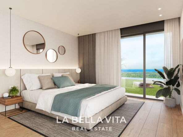 Modern New Build Villas with sea views for sale in Polop, Alicante, 2-3 Bedrooms