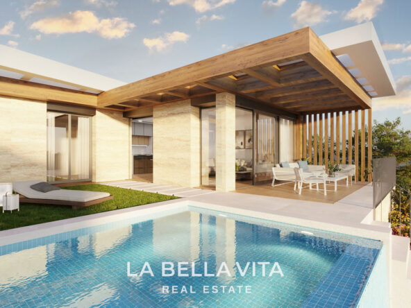 Modern New Build Villas with sea views for sale in Polop, Alicante, 2-3 Bedrooms