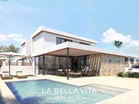 New Development Villas with private pools for sale in Lomas de Cabo Roig, Orihuela Costa