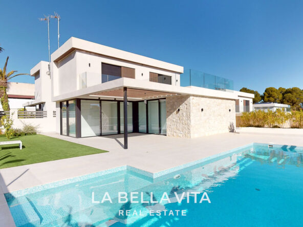 New Development Villas with private pools for sale in Lomas de Cabo Roig, Orihuela Costa