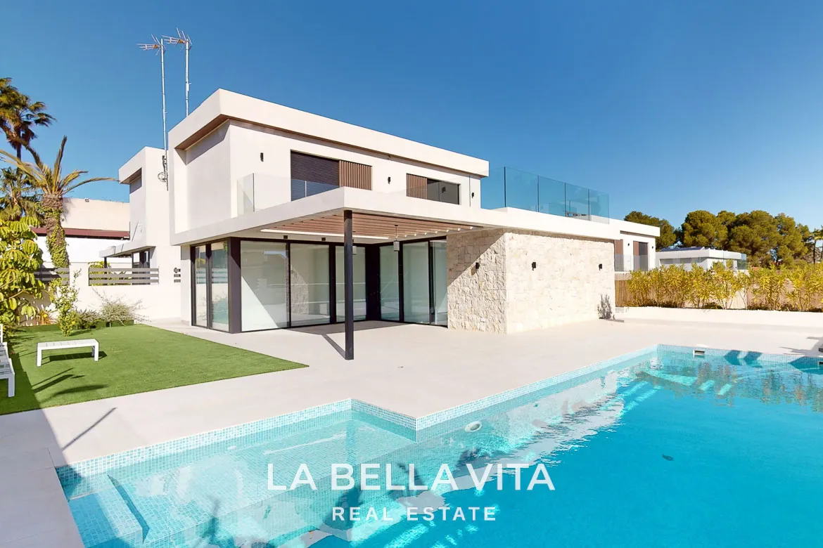 New Development Villas with private pools for sale in Lomas de Cabo Roig, Orihuela Costa