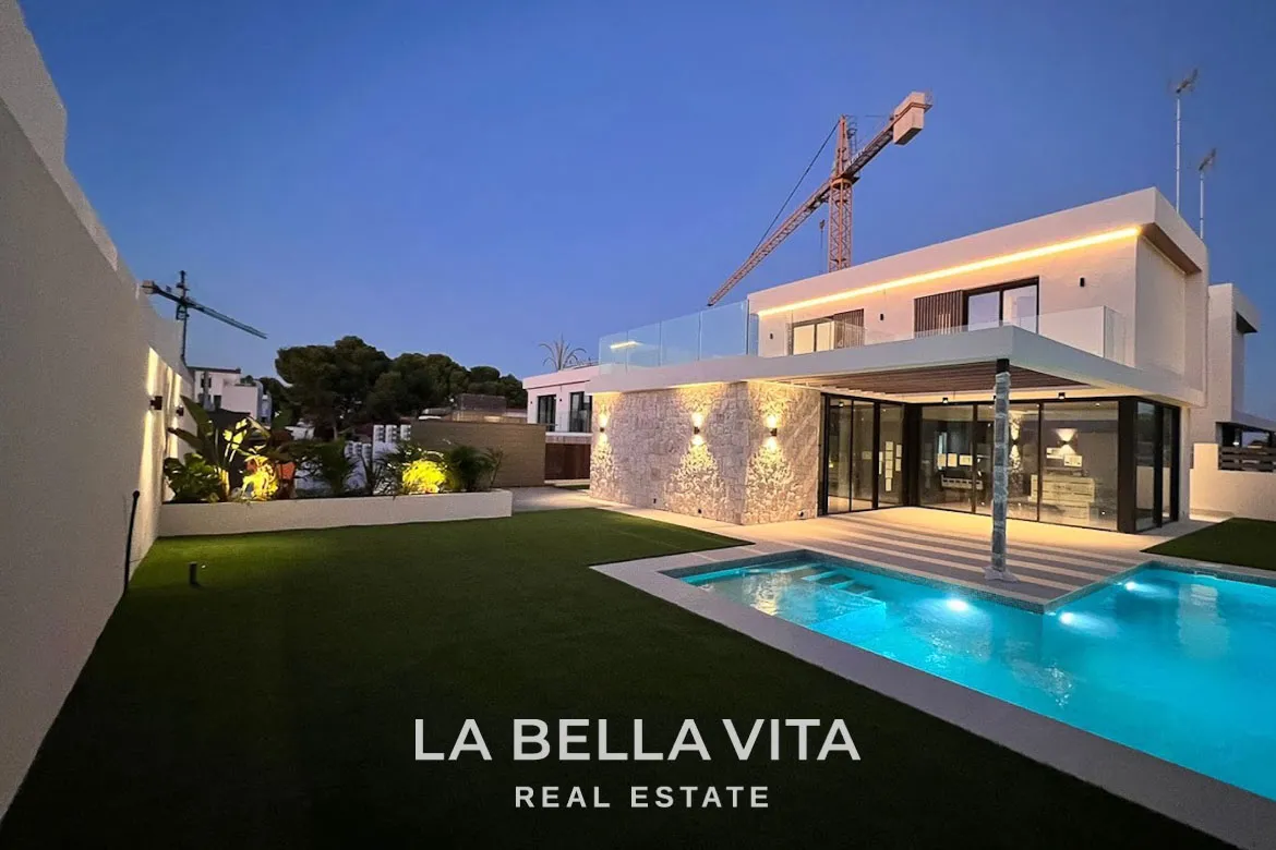 New Development Villas with private pools for sale in Lomas de Cabo Roig, Orihuela Costa