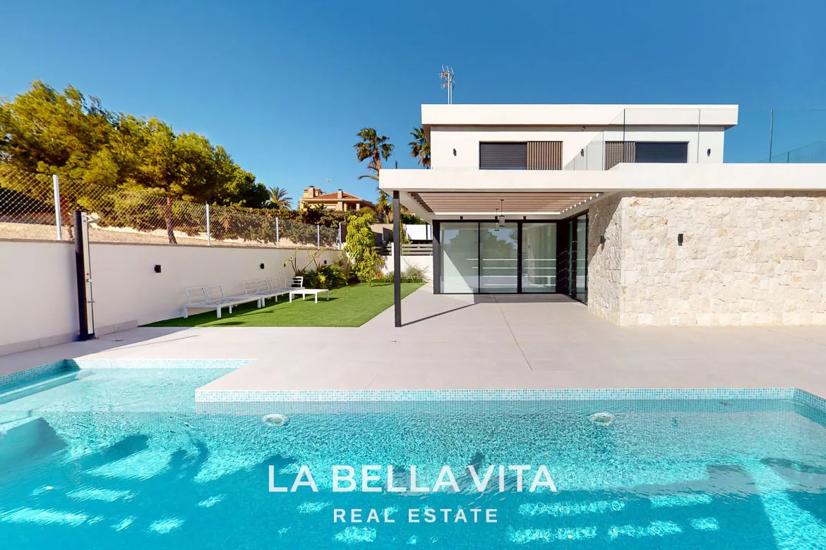 New Development Villas with private pools for sale in Lomas de Cabo Roig, Orihuela Costa