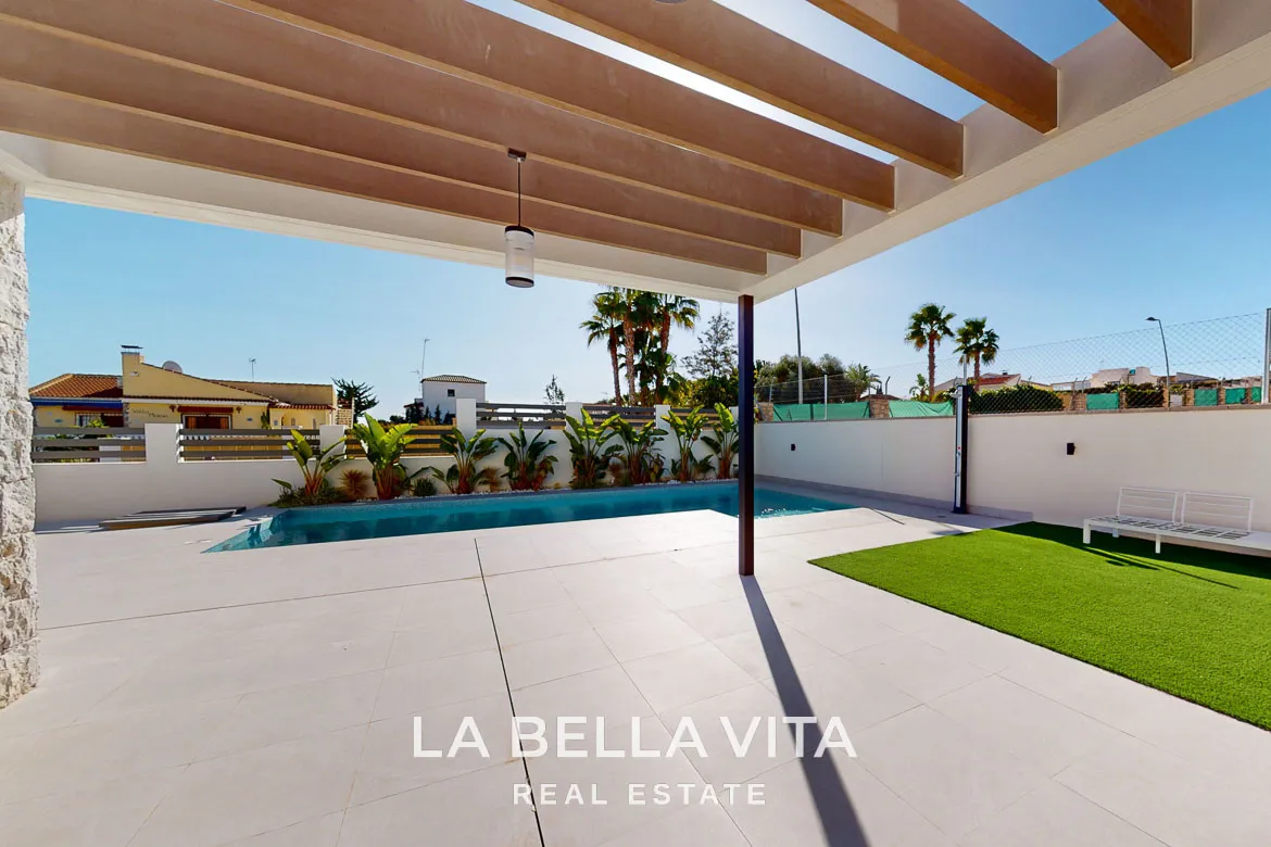 New Development Villas with private pools for sale in Lomas de Cabo Roig, Orihuela Costa