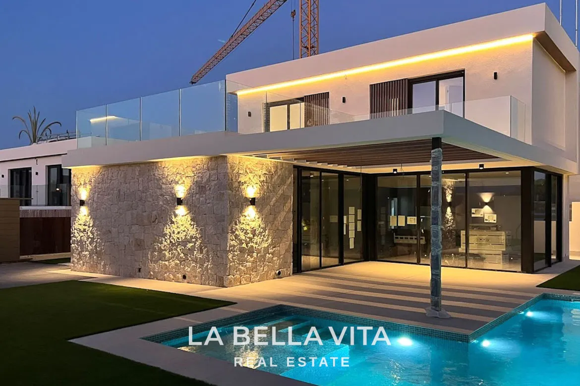 New Development Villas with private pools for sale in Lomas de Cabo Roig, Orihuela Costa