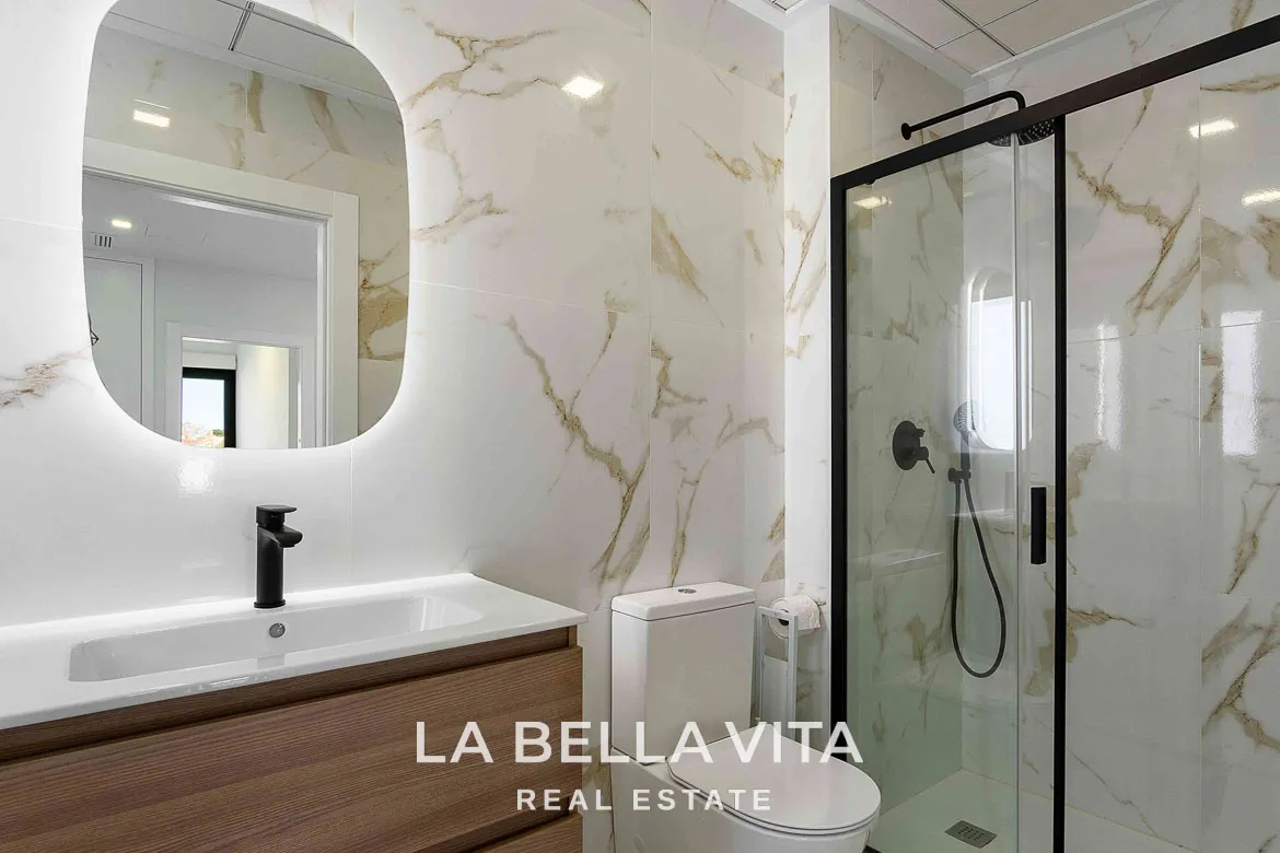 New build Properties with private pools and solariums for sale in Los Montesinos, La Herrada, Alicante, Spain