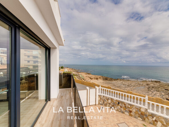 Frontline Sea View Property by the beach for sale in La Mata, Torrevieja