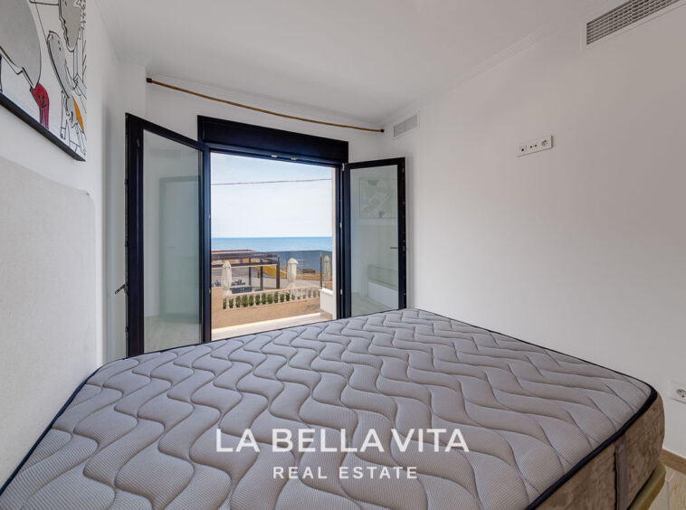 Frontline Sea View Property by the beach for sale in La Mata, Torrevieja