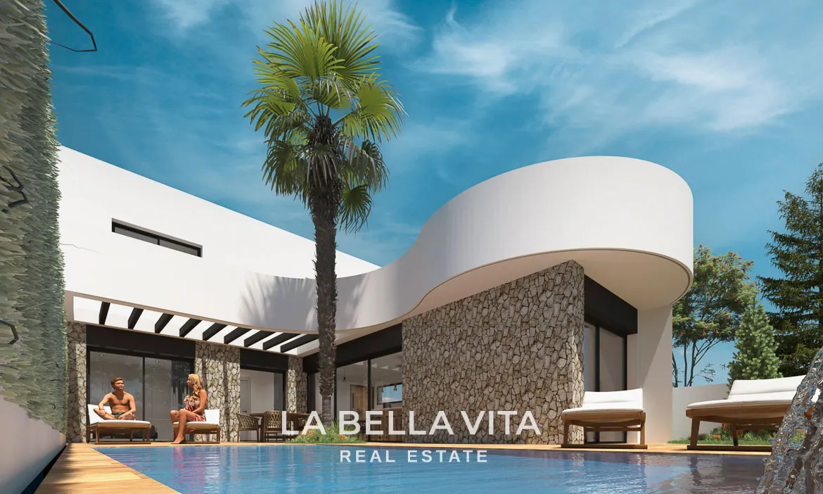 Luxury New Build Villas with private pools for sale in Las Heredades, Rojales, Alicante