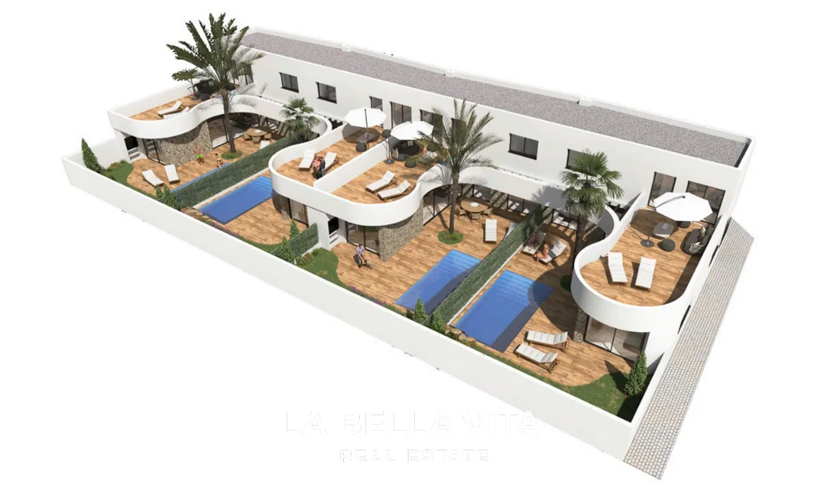 Luxury New Build Villas with private pools for sale in Las Heredades, Rojales, Alicante