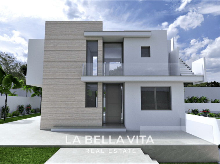 Modern New Build Villas with private pools by the sea for sale in Torrevieja, Alicante