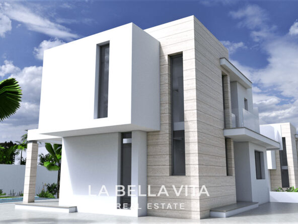 Modern New Build Villas with private pools by the sea for sale in Torrevieja, Alicante