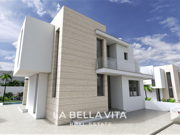 Modern New Build Villas with private pools by the sea for sale in Torrevieja, Alicante