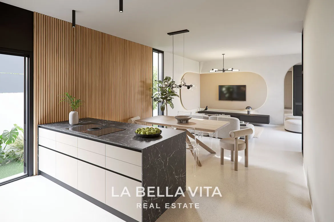 New Build Villas on one floor for sale in San Miguel de Salinas, Alicante, Spain
