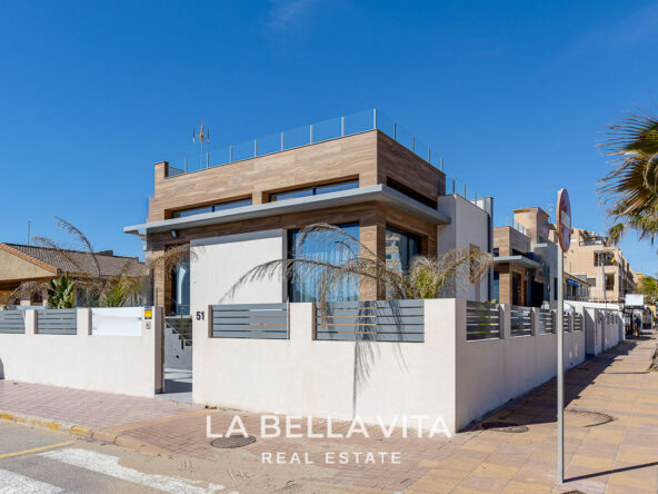 New Luxury Beachfront Properties by the sea for sale in La Mata, Alicante