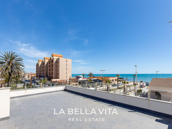 New Luxury Beachfront Properties by the sea for sale in La Mata, Alicante