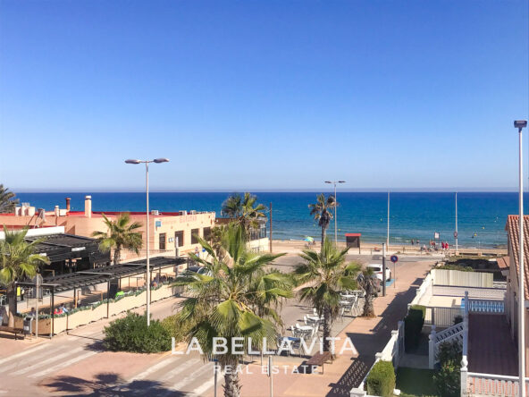 New Luxury Beachfront Properties with private pool by the sea for sale in La Mata, Alicante