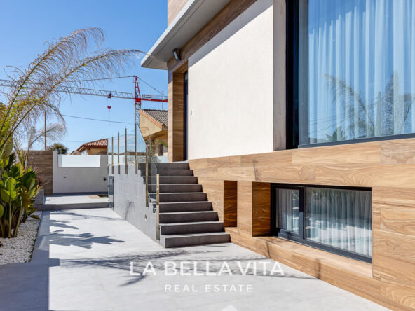 New Luxury Beachfront Properties with private pool by the sea for sale in La Mata, Alicante