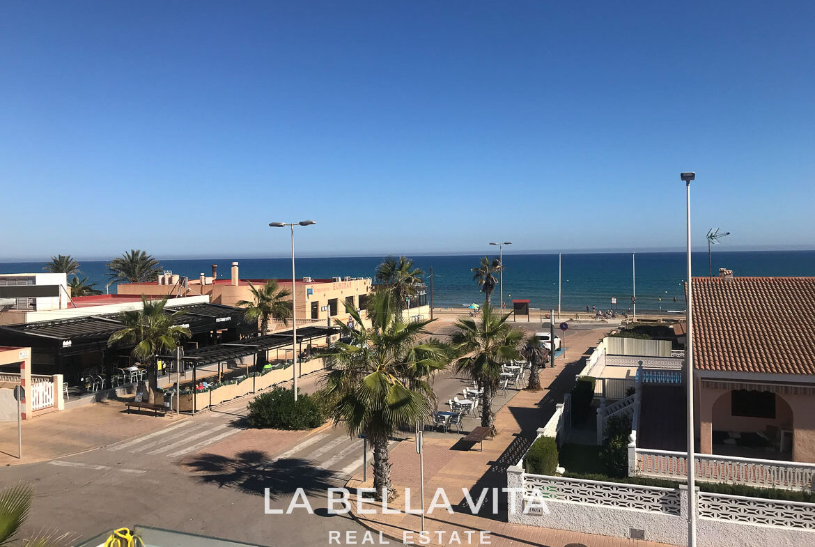 New Luxury Beachfront Properties with private pool by the sea for sale in La Mata, Alicante