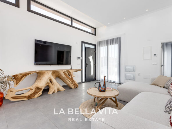 New Luxury Beachfront Properties with private pool by the sea for sale in La Mata, Alicante