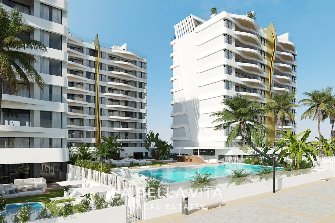 Luxury Beachfront Apartments for sale in La Manga, Mar Menor, Murcia, Spain