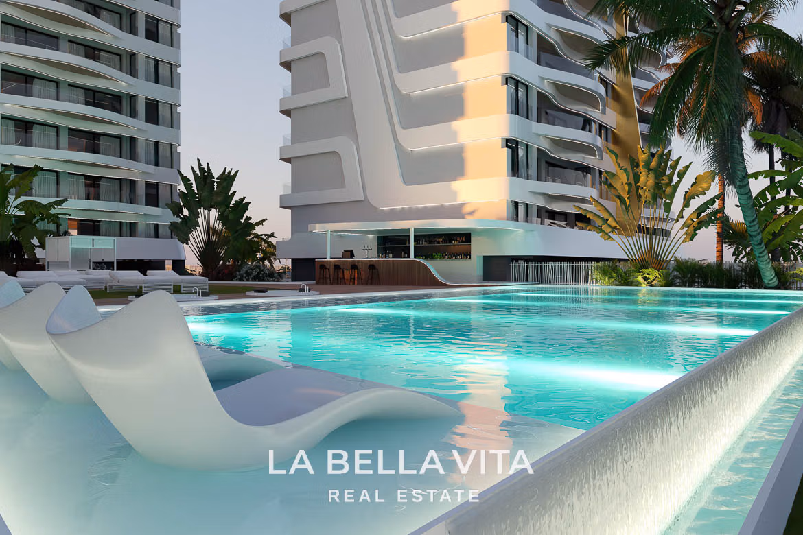 Luxury Beachfront Apartments for sale in La Manga, Mar Menor, Murcia, Spain
