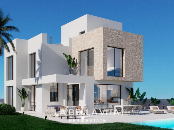 Beautiful New Build Villas with private pools for sale in Finestrat, Benidorm, Alicante