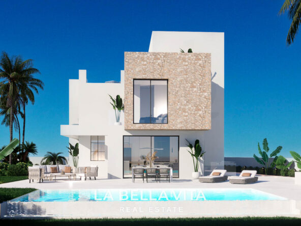 Beautiful New Build Villas with private pools for sale in Finestrat, Benidorm, Alicante