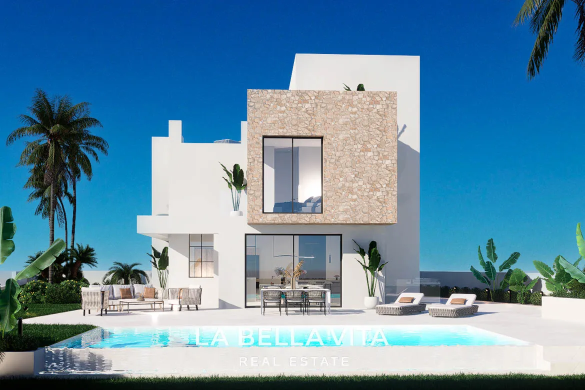 Beautiful New Build Villas with private pools for sale in Finestrat, Benidorm, Alicante