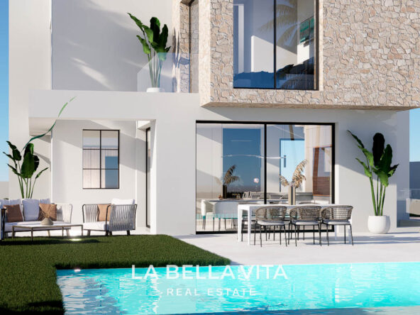 Beautiful New Build Villas with private pools for sale in Finestrat, Benidorm, Alicante