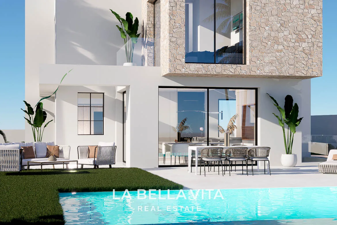 Beautiful New Build Villas with private pools for sale in Finestrat, Benidorm, Alicante