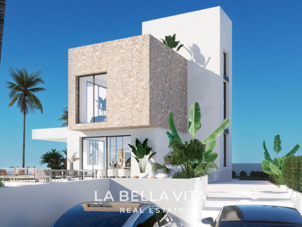 Beautiful New Build Villas with private pools for sale in Finestrat, Benidorm, Alicante