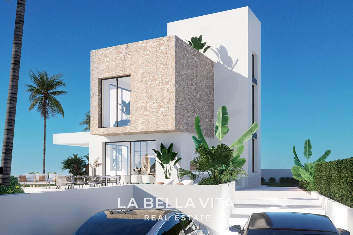 Beautiful New Build Villas with private pools for sale in Finestrat, Benidorm, Alicante