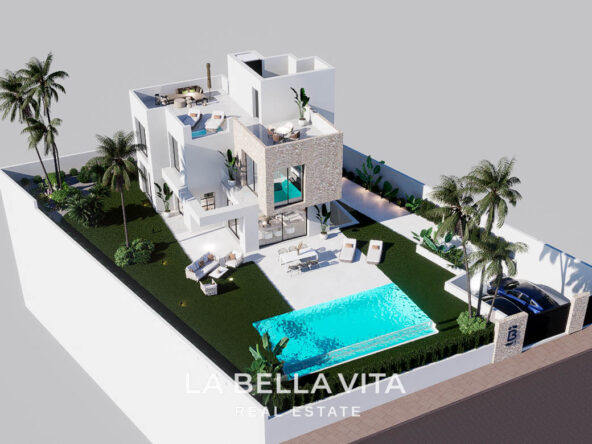 Beautiful New Build Villas with private pools for sale in Finestrat, Benidorm, Alicante