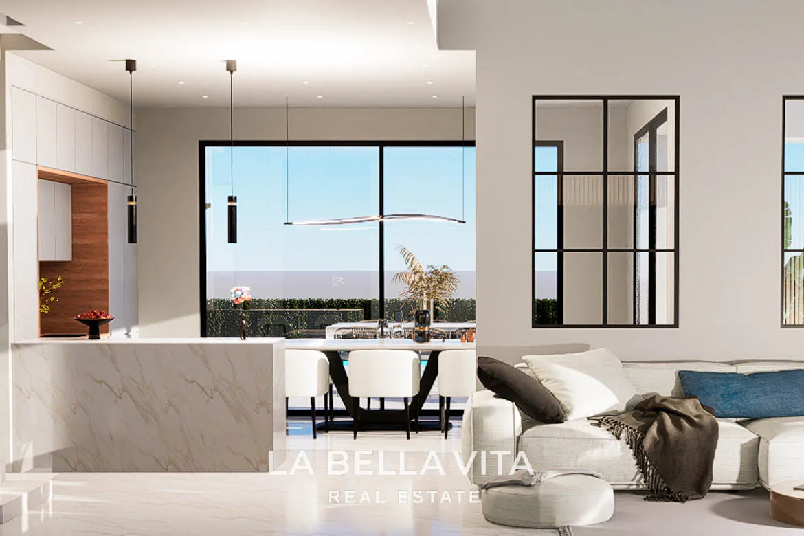 Beautiful New Build Villas with private pools for sale in Finestrat, Benidorm, Alicante