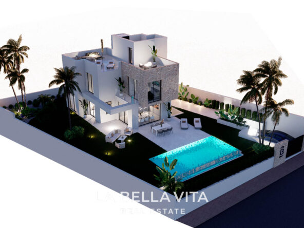 Beautiful New Build Villas with private pools for sale in Finestrat, Benidorm, Alicante