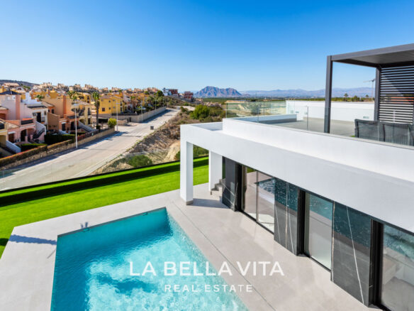 Detached Modern Luxury Villas for sale in Algorfa, La Finca Golf Resort, Costa Blanca, Alicante