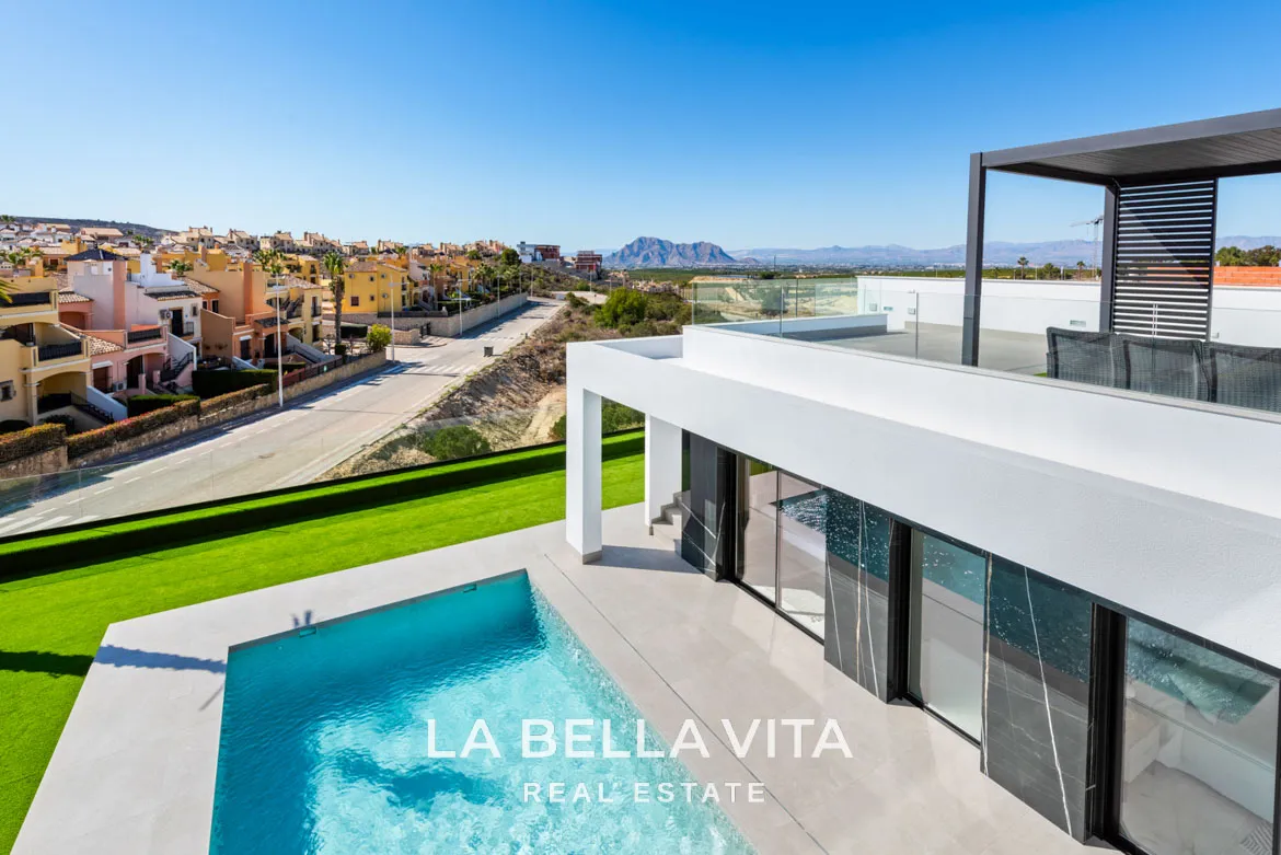 Detached Modern Luxury Villas for sale in Algorfa, La Finca Golf Resort, Costa Blanca, Alicante